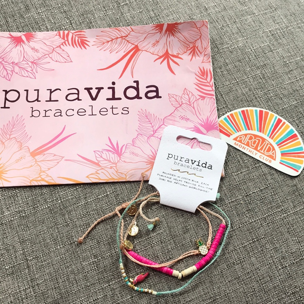 Pura Vida August Monthly Club Bracelet Pack